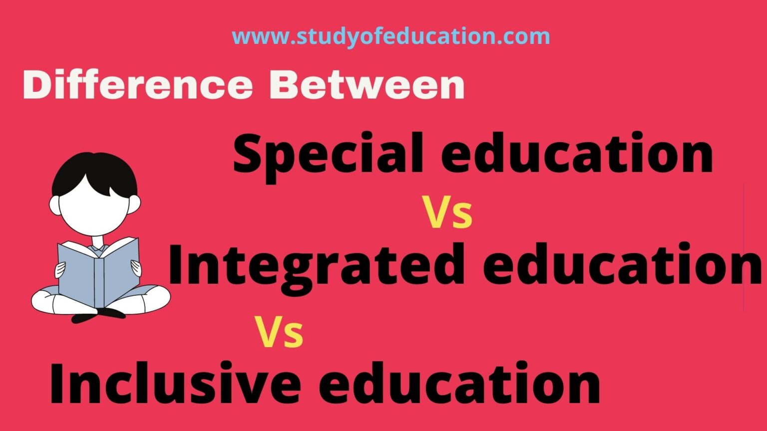 Difference Between Special Education, Inclusive Education And ...